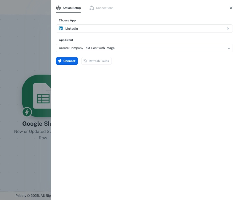 Trigger screen in pabbly connect