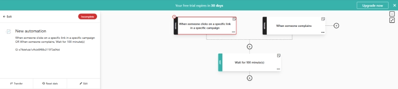 Email automation workflow