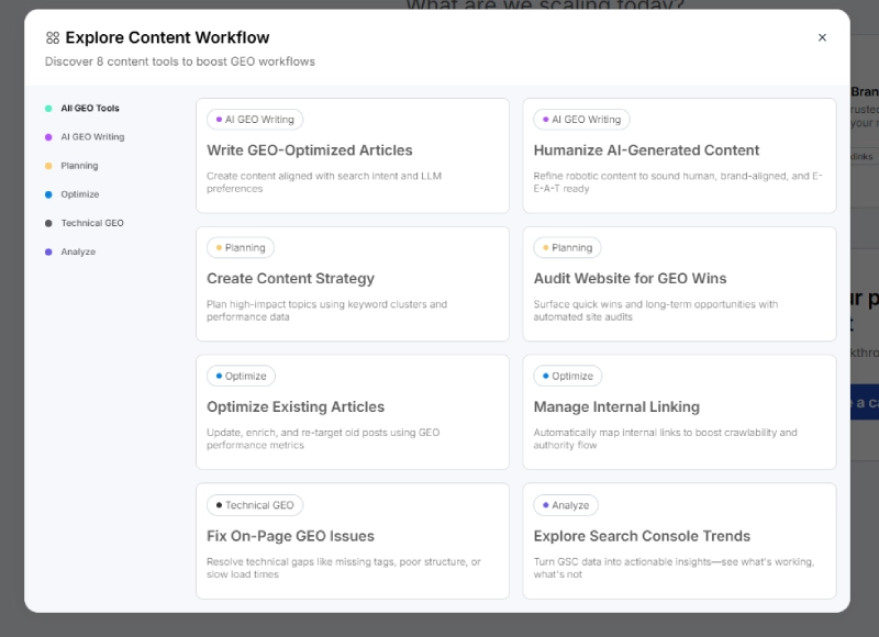 Scalenut content workflow