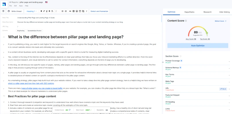 Scalenut content planner